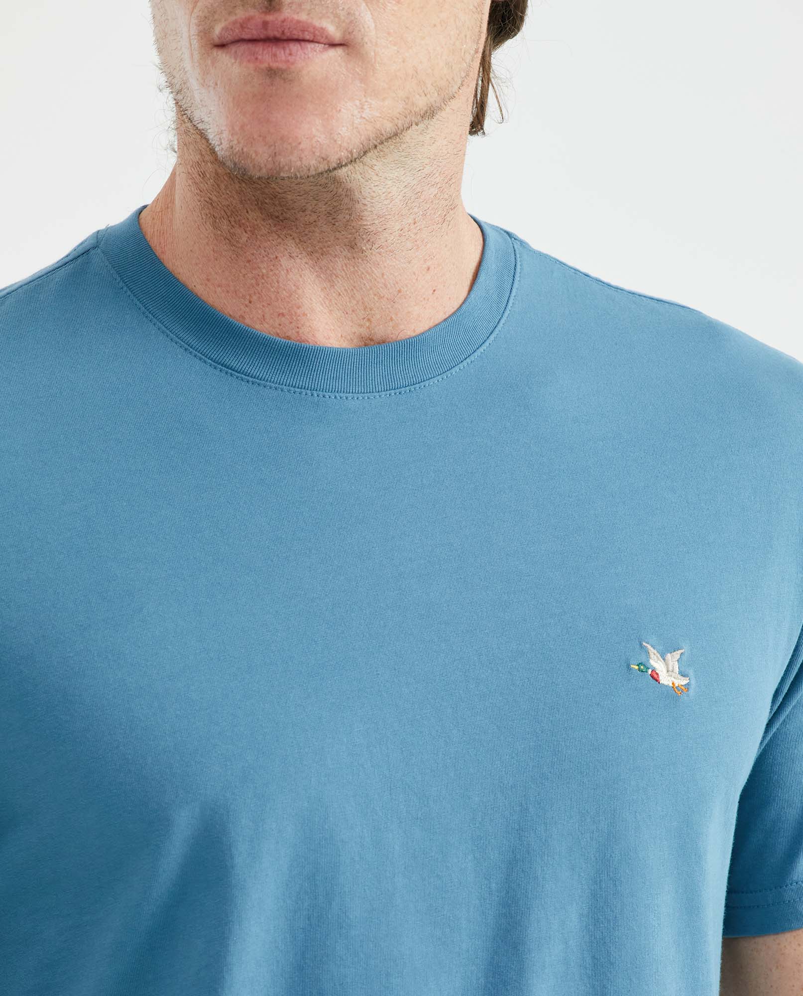 Men's Slim Fit Crew Neck T-Shirt Chest Chevignon Duck 100% Cotton - 3
