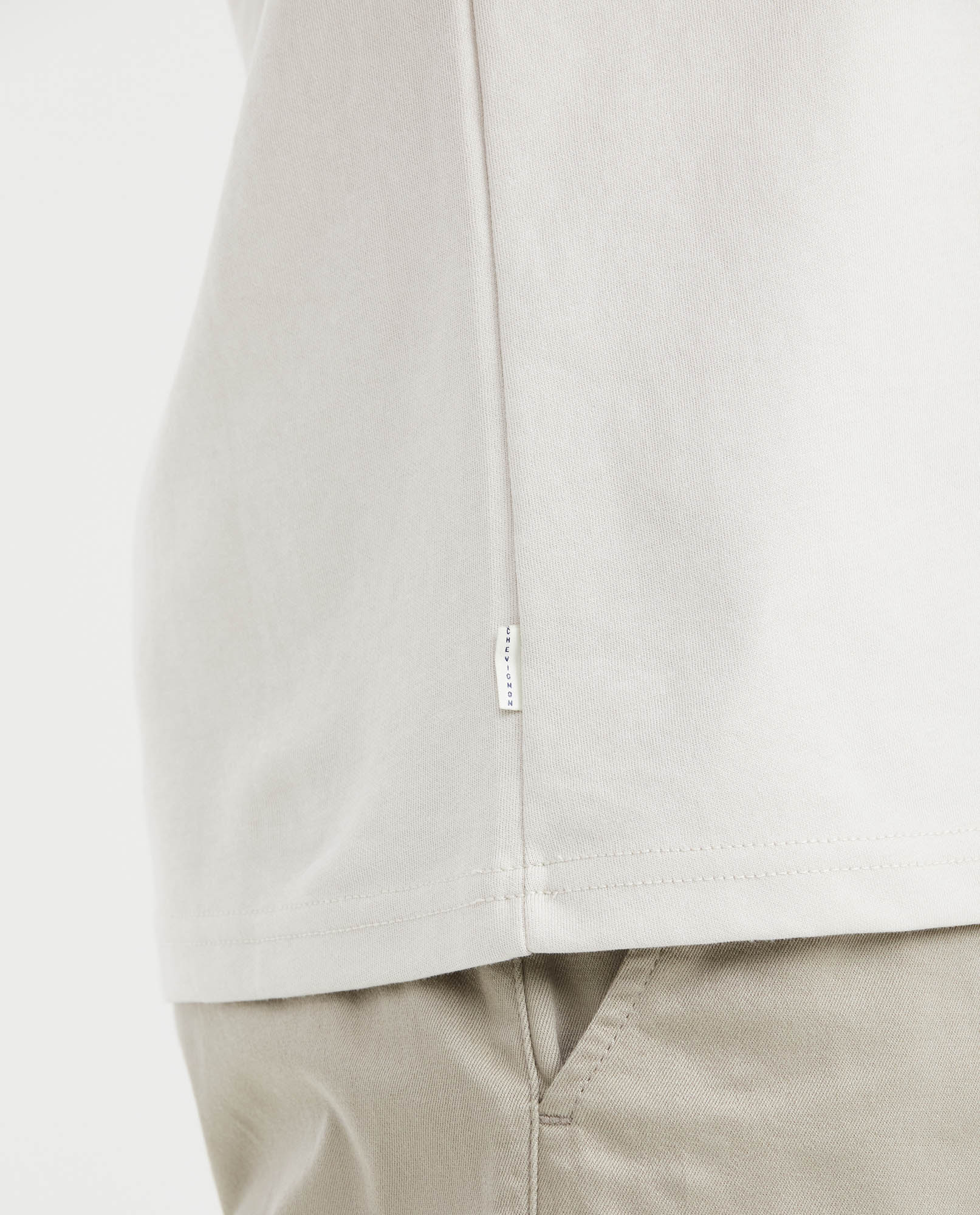 Men's Slim Fit T-Shirt Embroidered Front Graphic Ribbed Neck 100% Cotton - 5