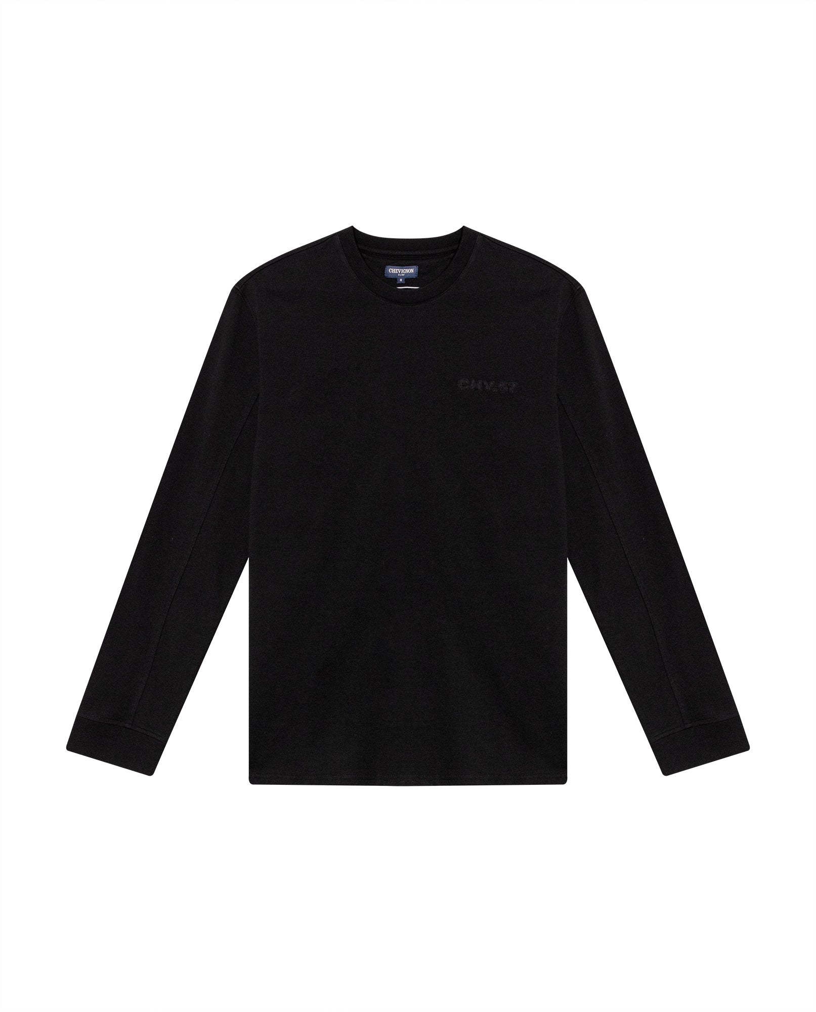 Men's Classic Fit Long Sleeve T-shirt in Cotton, Voyage - 1