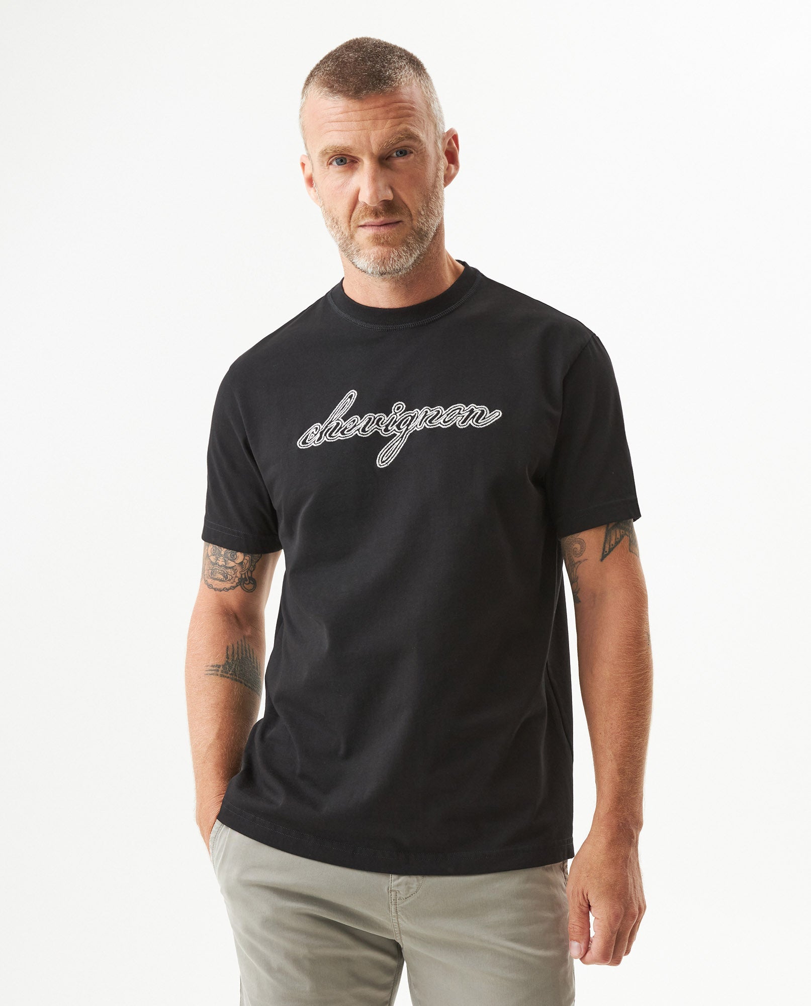 Men's Graphic Classic Fit T-shirt in Cotton, Horizon - 2