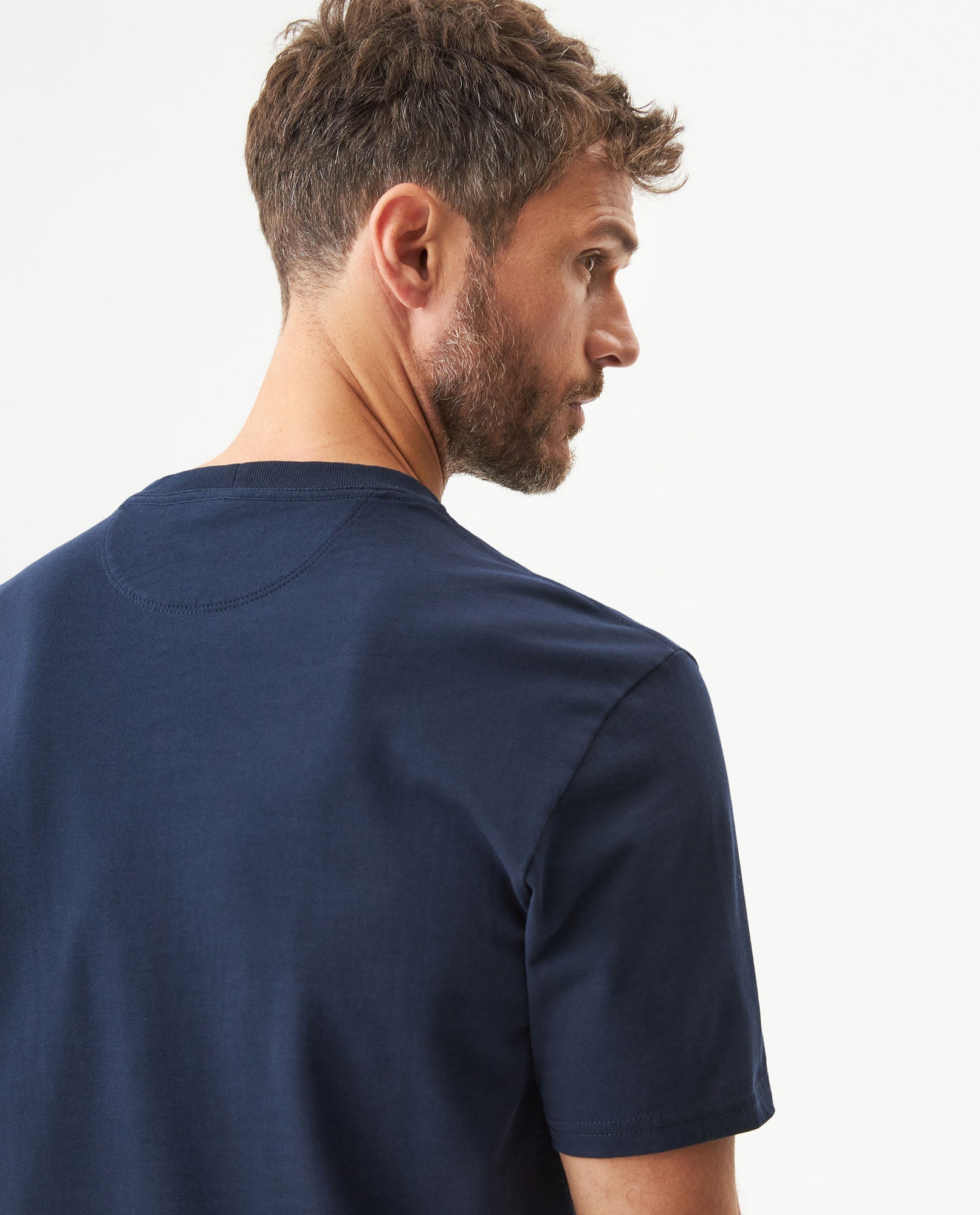 Men's Classic Fit Short Sleeve T-shirt in Cotton, Windward - 6