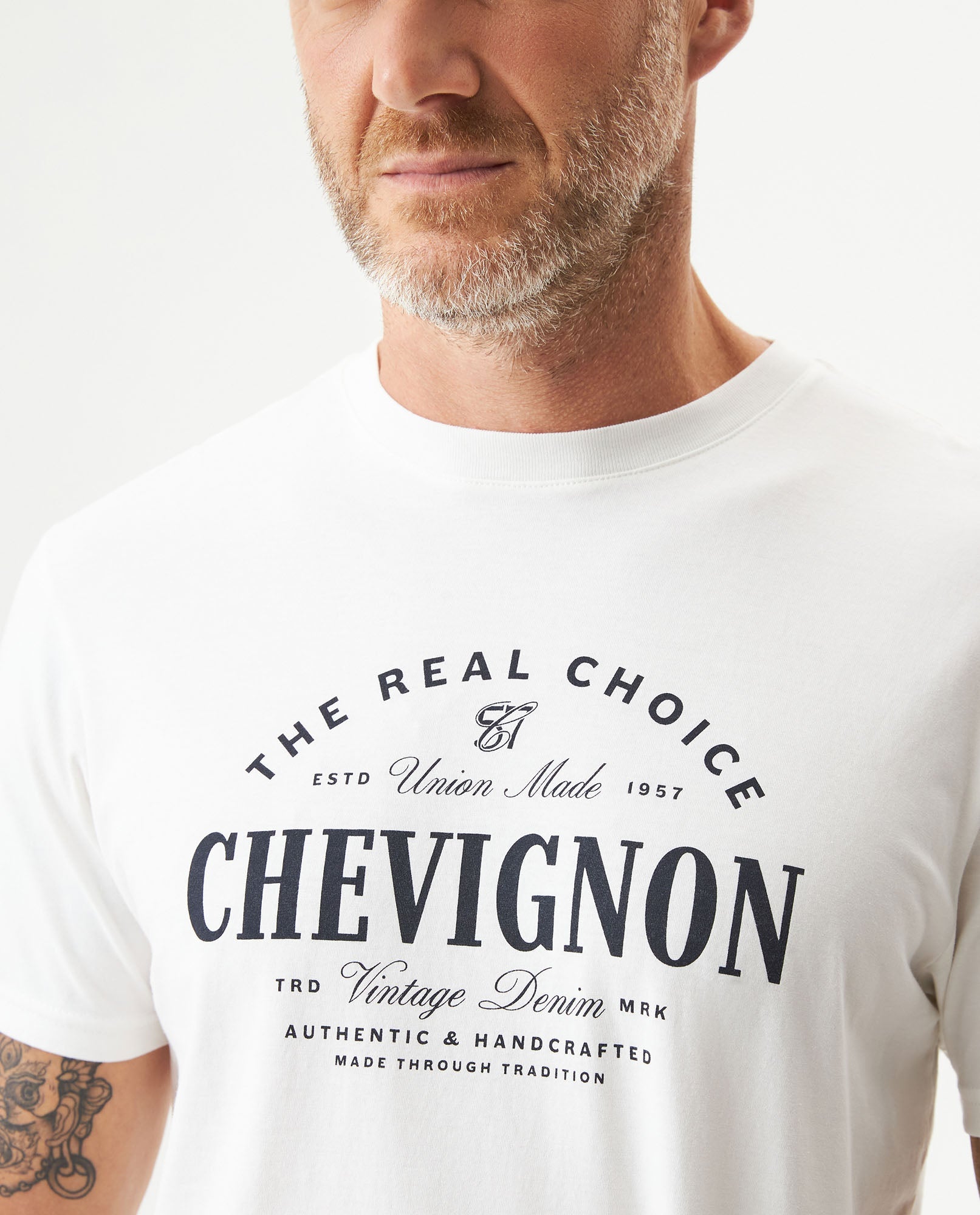 Men's Slim Fit T-shirt in Cotton, Mariner - 4