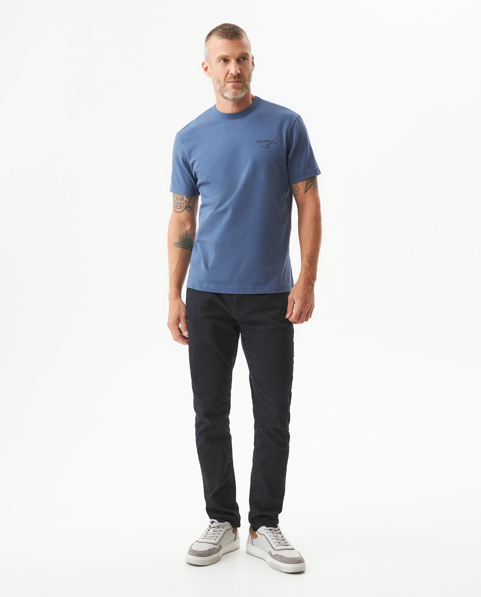 Men's Classic Fit T-shirt in Cotton, Boatyard - 3