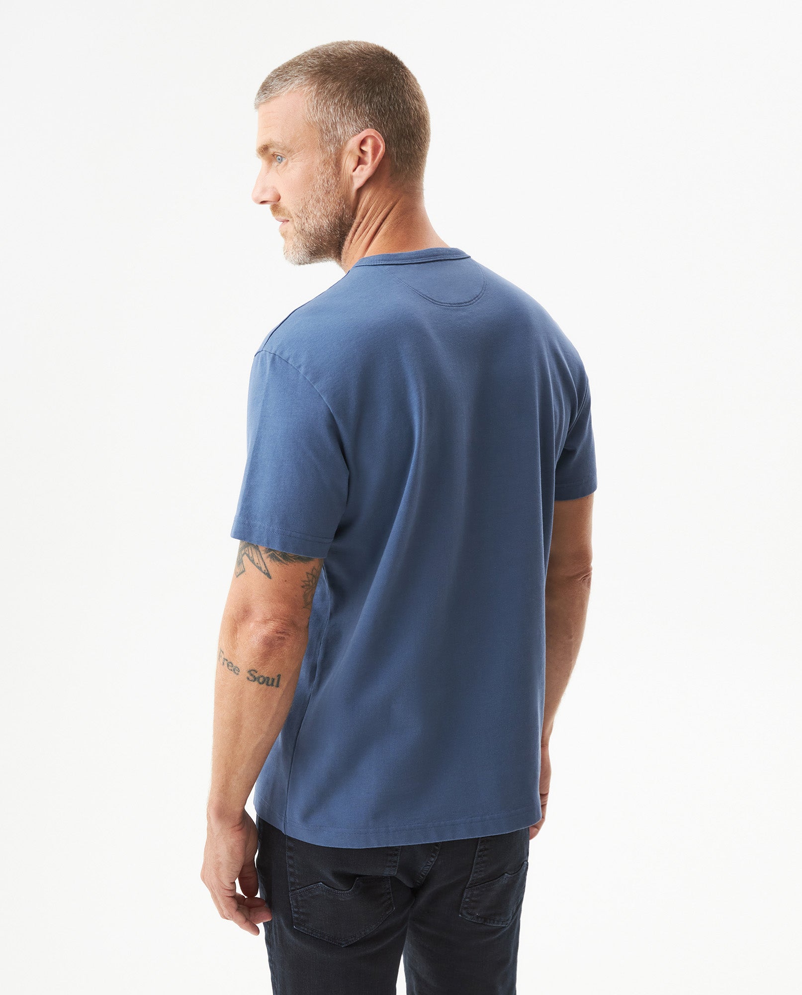 Men's Classic Fit T-shirt in Cotton, Boatyard - 5