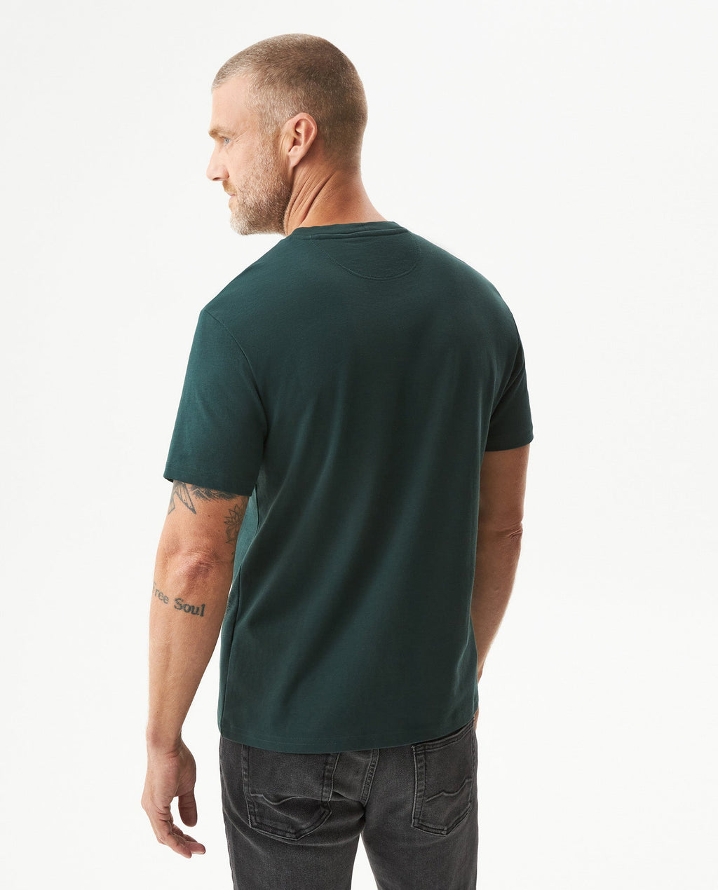 Men's Slim Fit T-shirt in Cotton-Polyester Blend, Waypoint - 5