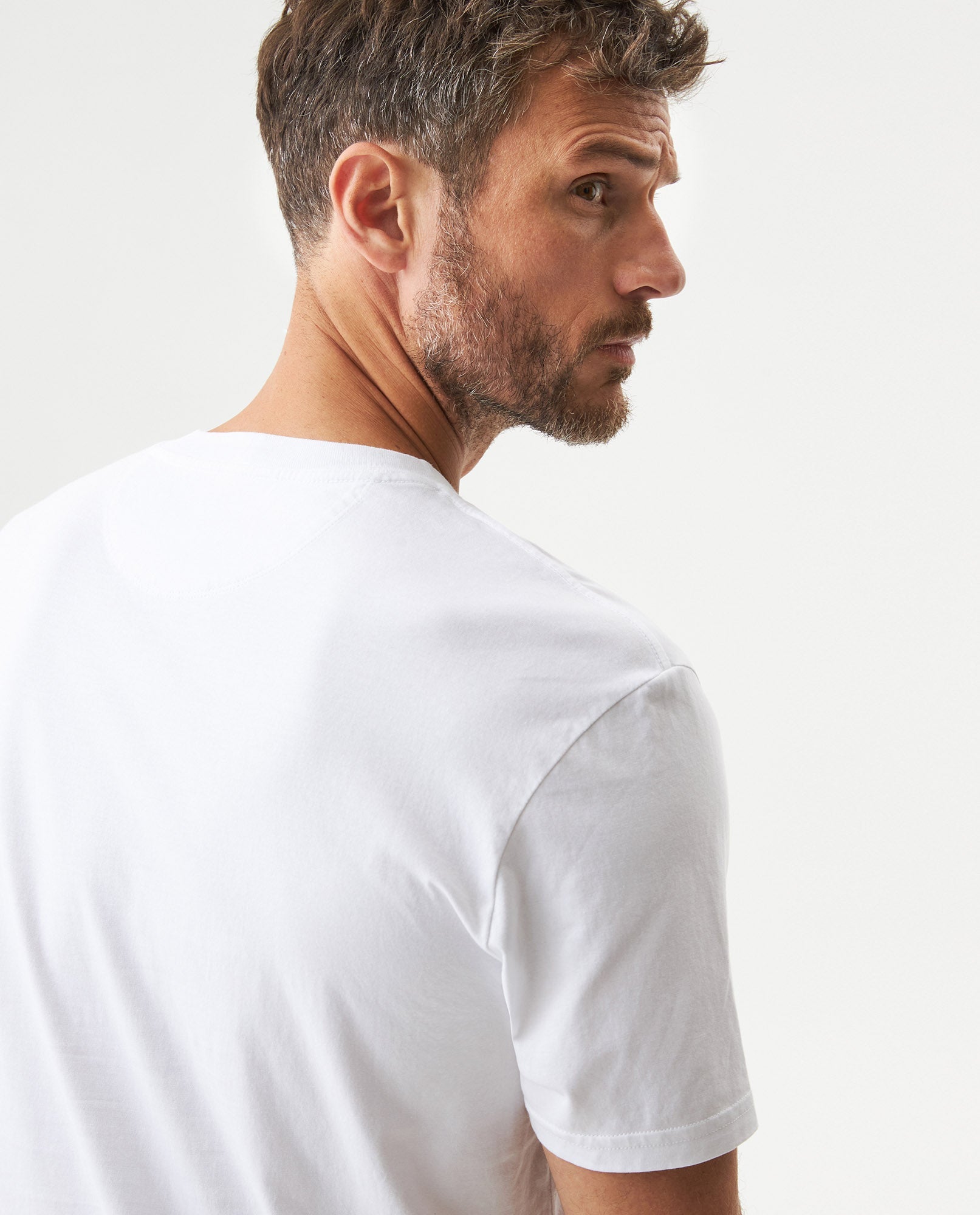 Men's Slim Fit Short Sleeve T-shirt in Cotton, Festive - 6