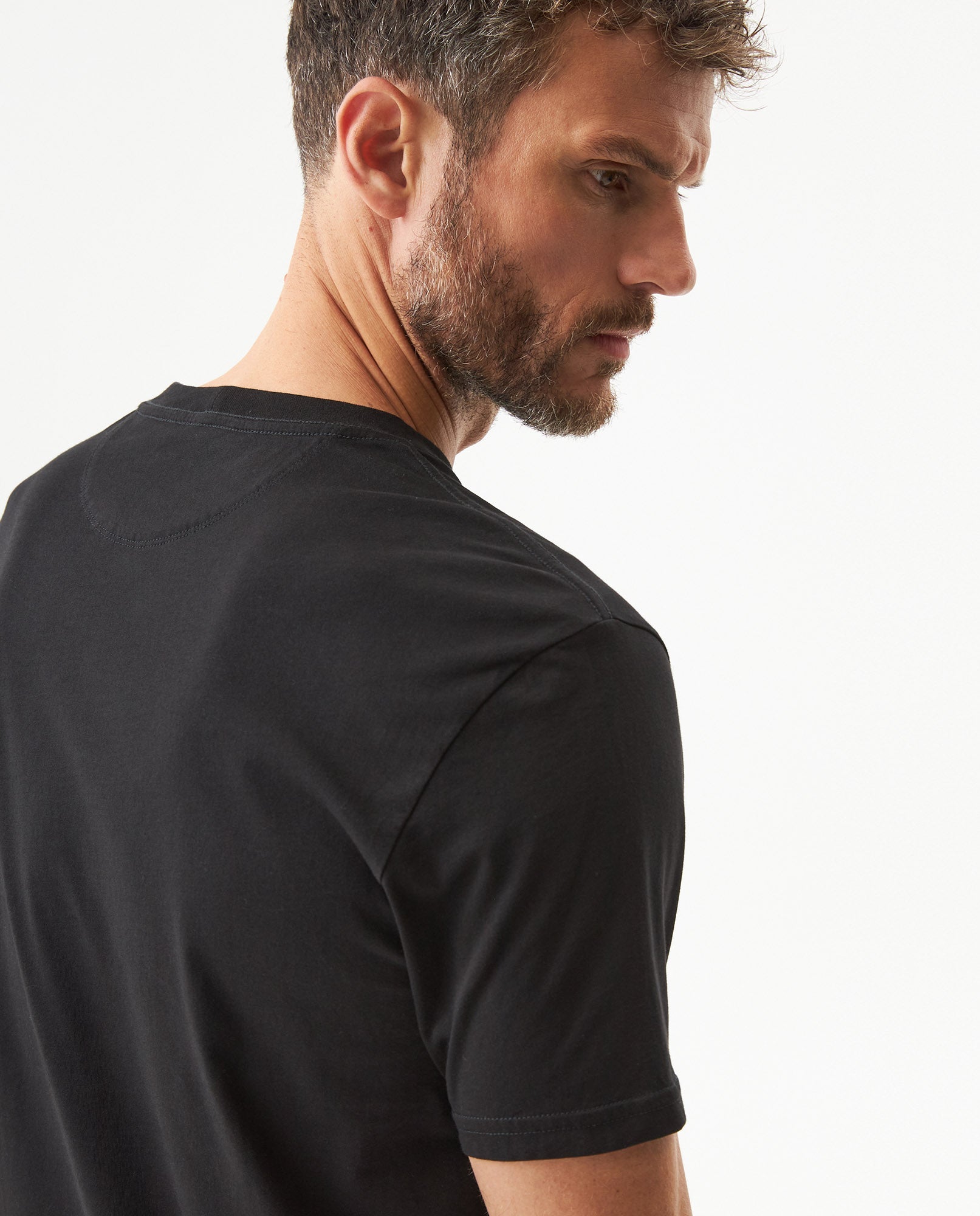 Men's Slim Fit Short Sleeve T-shirt in Cotton, Festive - 6