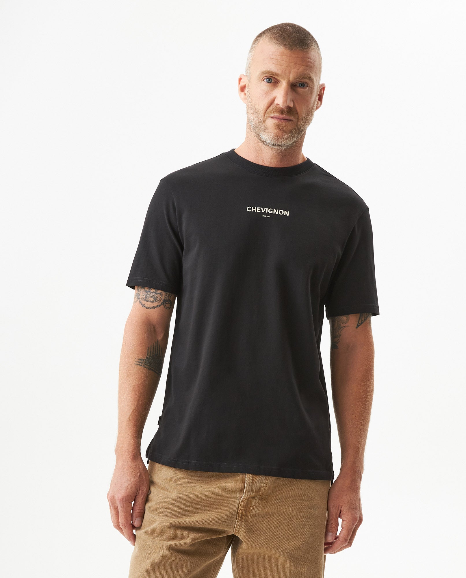Men's Classic Fit T-shirt in Cotton, Elegant - 2