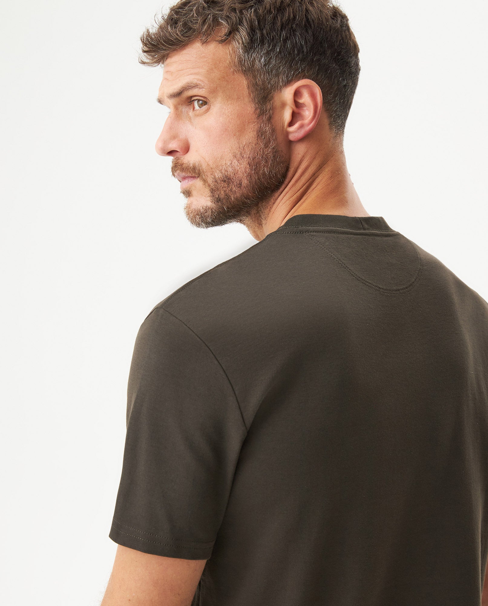 Men's Classic Fit Printed T-shirt in Cotton, Shipyard - 6