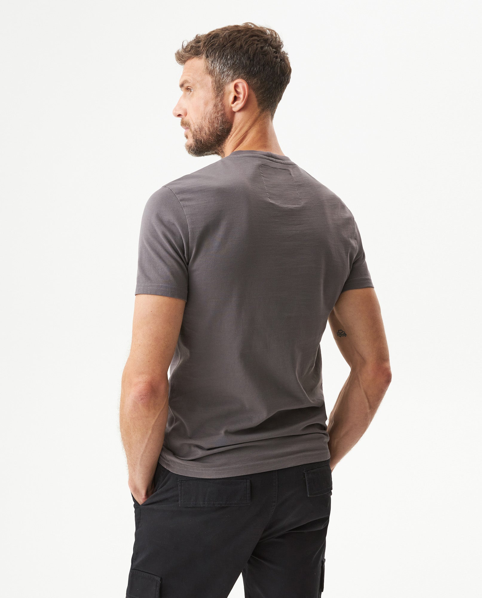 Men's Racing Slim Fit T-shirt in Cotton, Majestic - 5