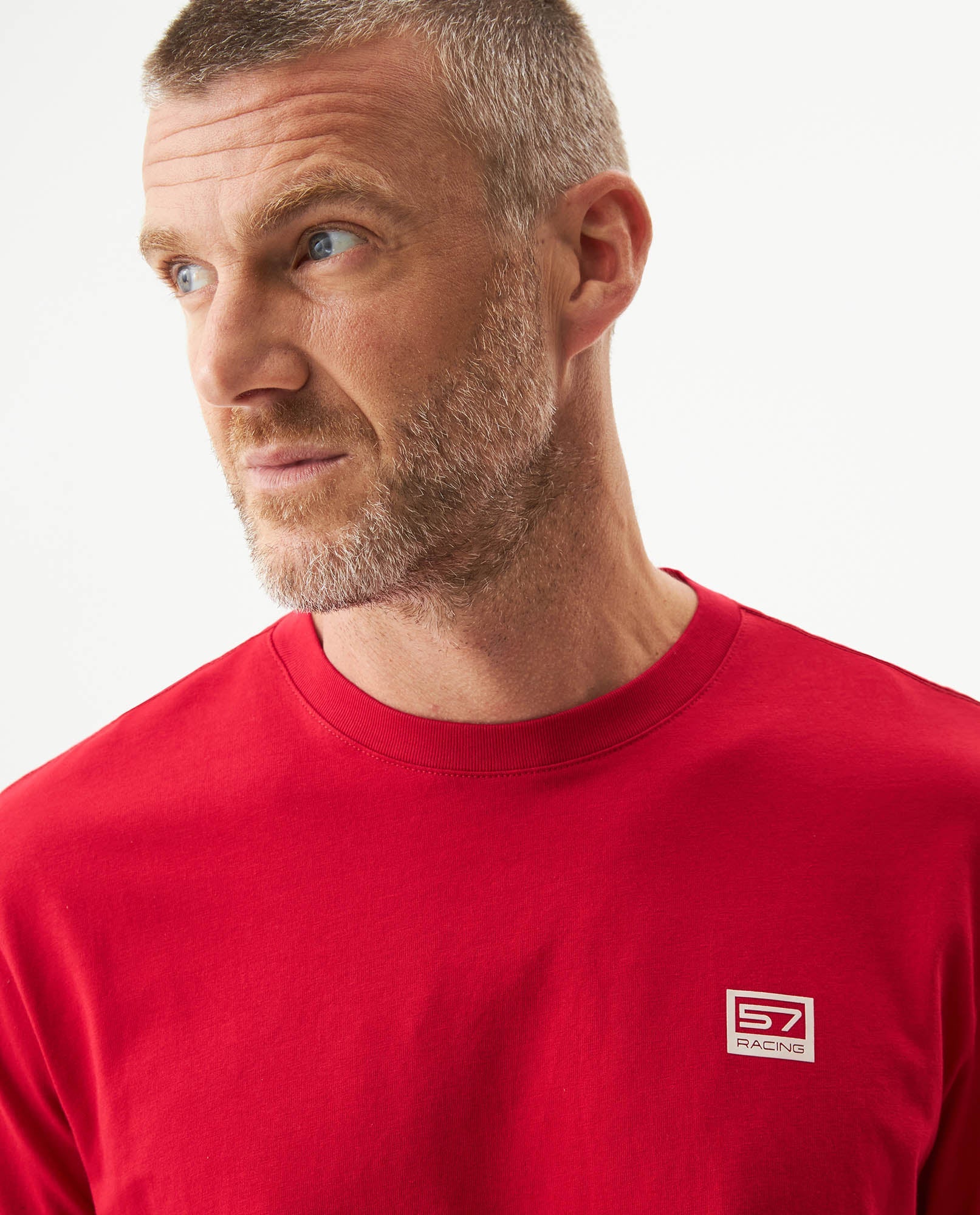 Men's Racing Graphic Classic Fit T-shirt in Cotton, Captain 63_649G904_ROJ191557_5